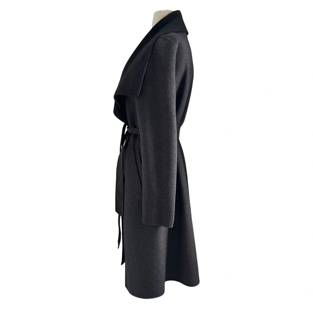 Soia & Kyo Wool Belted Wrap Coat - Picture 6 of 11